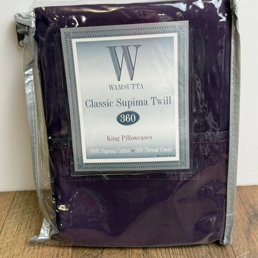Wamsutta King Pillowcases King Eggplant Purple